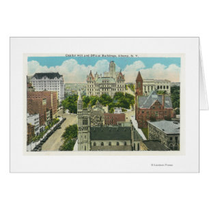Exterior View of Capitol Hill and Official Cards