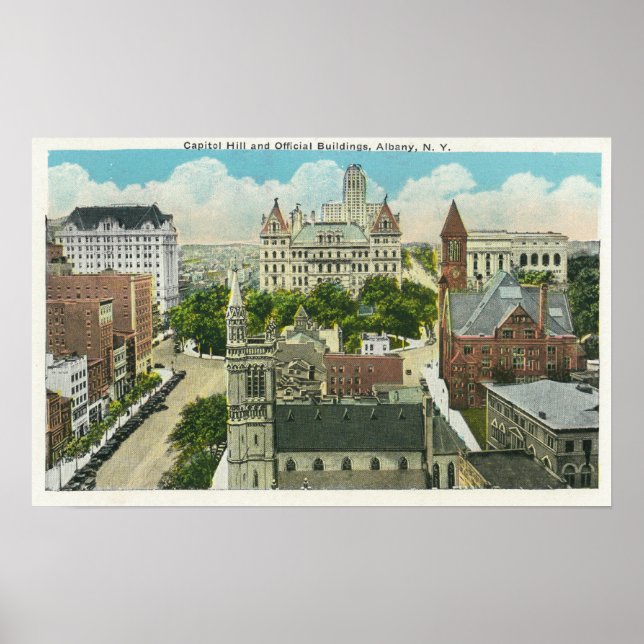 Exterior View of Capitol Hill and Official Poster (Front)