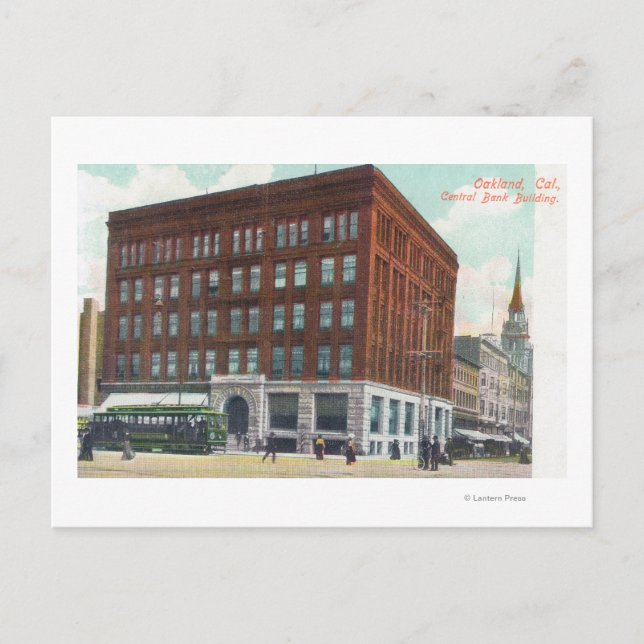 Exterior View of Central Bank BldgOakland, CA Postcard (Front)