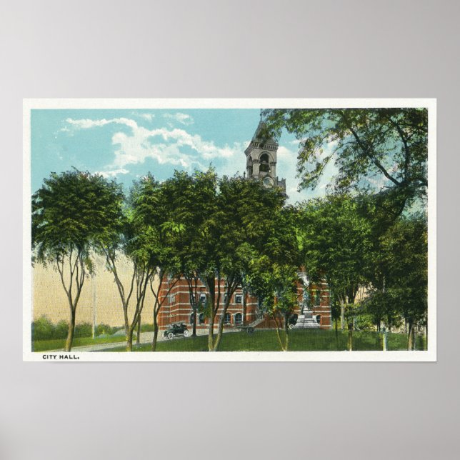 Exterior View of City Hall 2 Poster (Front)