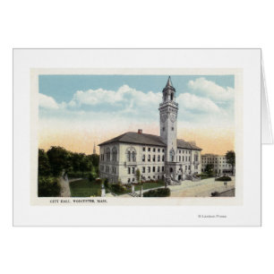 Exterior View of City Hall Cards