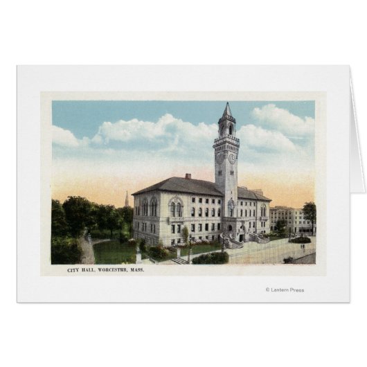 Exterior View of City Hall Cards (Front Horizontal)