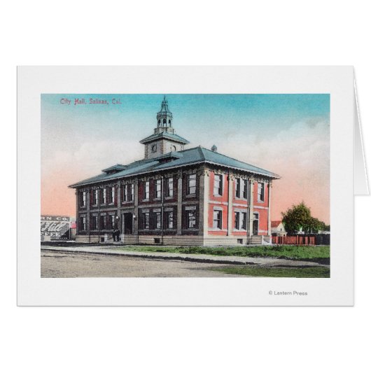 Exterior View of City HallSalinas, CA Cards (Front Horizontal)
