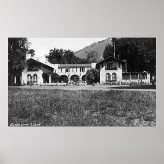Exterior View of Clear Lake Lodge Poster