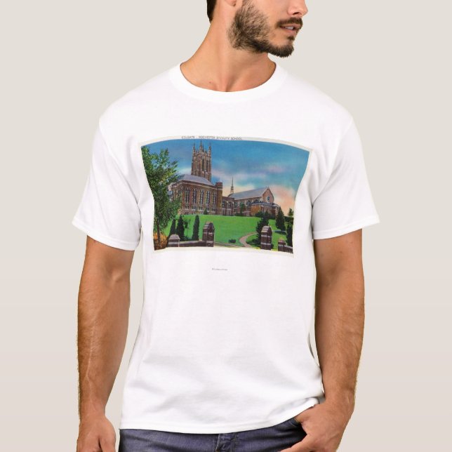 Exterior View of Colgate Divinity School T-Shirt (Front)