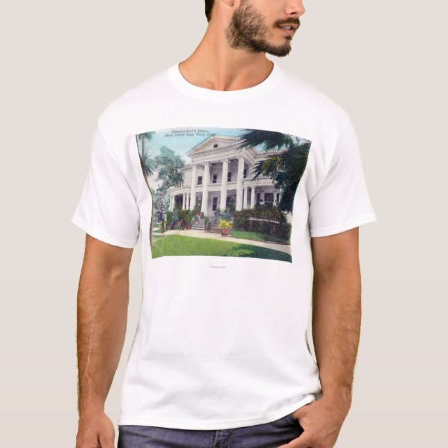 Exterior View of Commandant's House, Navy Yard T-Shirt (Front)