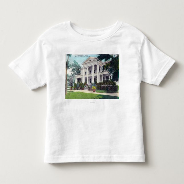 Exterior View of Commandant's House, Navy Yard Toddler T-shirt (Front)
