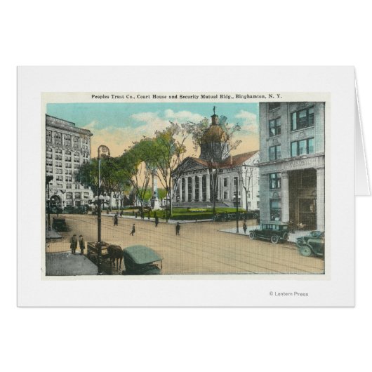 Exterior View of Court House Cards (Front Horizontal)