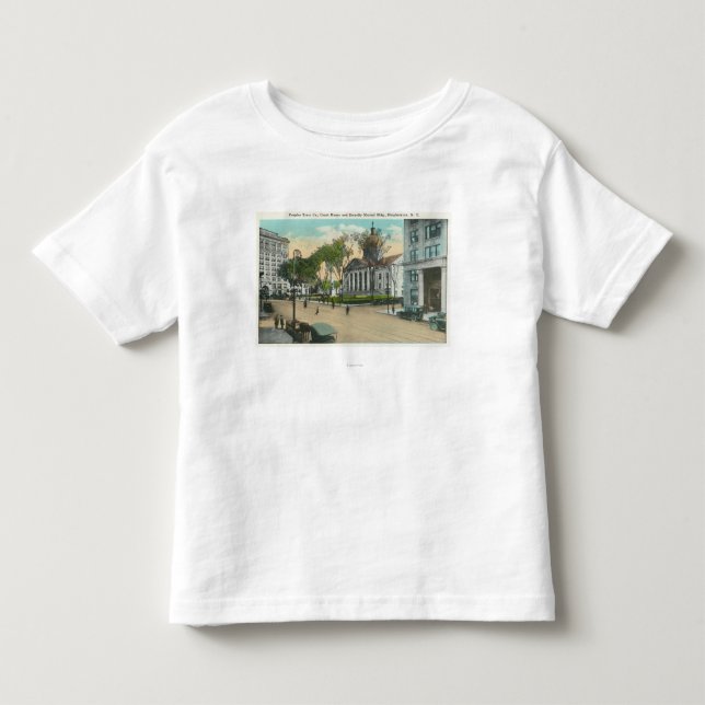 Exterior View of Court House Toddler T-shirt (Front)
