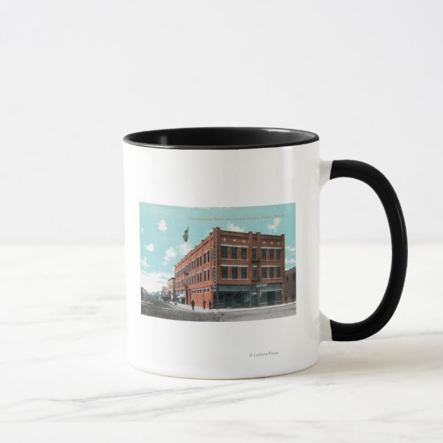 Exterior View of Cunningham Hotel on Lewis St Mug (Right)