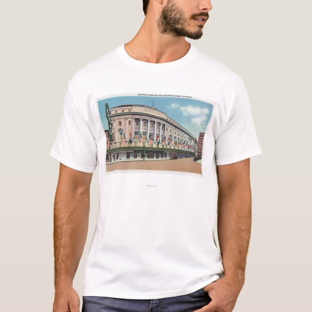 Exterior View of Eastman Theatre & School of T-Shirt (Front)