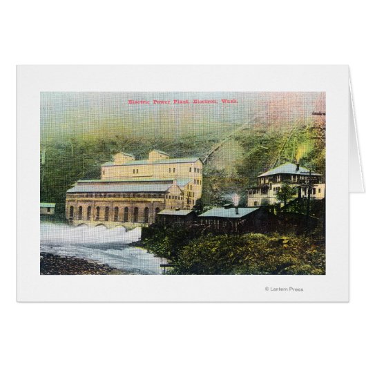 Exterior View of Electric Power Plant Cards (Front Horizontal)
