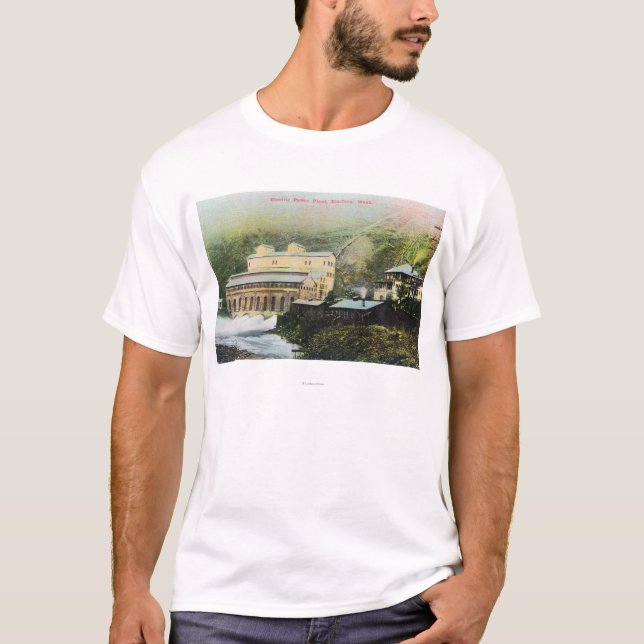 Exterior View of Electric Power Plant T-Shirt (Front)