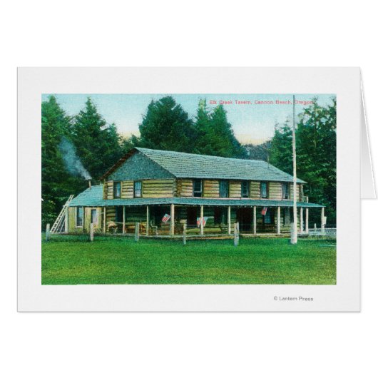Exterior View of Elk Creek Tavern Cards (Front Horizontal)