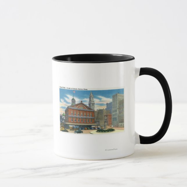 Exterior View of Faneuil Hall # 2 Mug (Right)