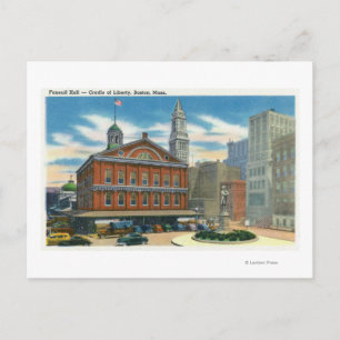 Exterior View of Faneuil Hall # 2 Postcard