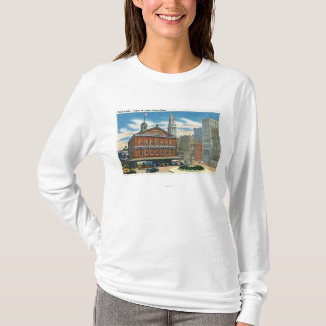 Exterior View of Faneuil Hall # 2 T-Shirt (Front)