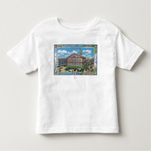 Exterior View of Faneuil Hall # 3 Toddler T-shirt