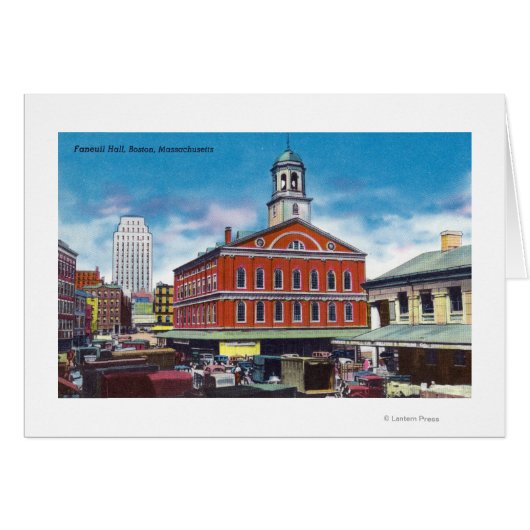 Exterior View of Faneuil Hall Cards (Front Horizontal)