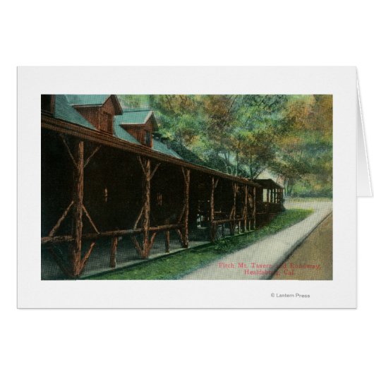 Exterior View of Fitch Mt. Tavern and Roadway (Front Horizontal)