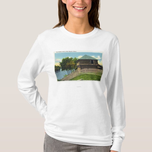 Exterior View of Fort Halifax T-Shirt (Front)