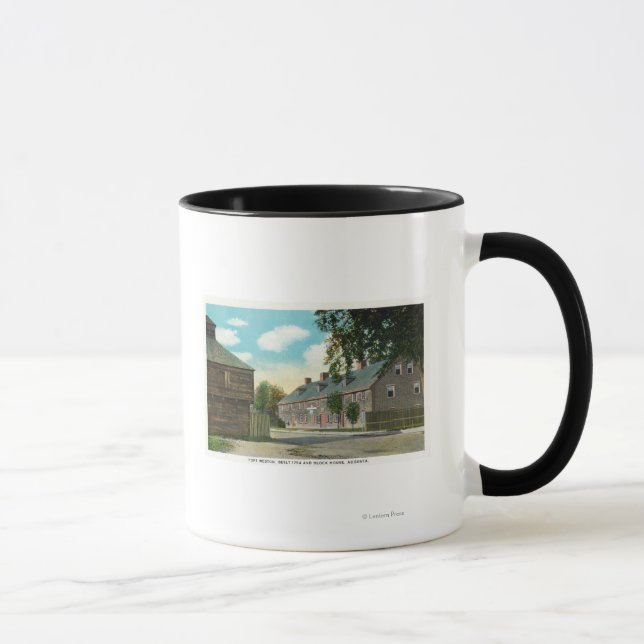 Exterior View of Fort Weston and Block House Mug (Right)