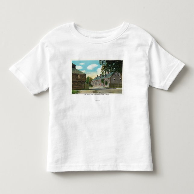 Exterior View of Fort Weston and Block House Toddler T-shirt (Front)