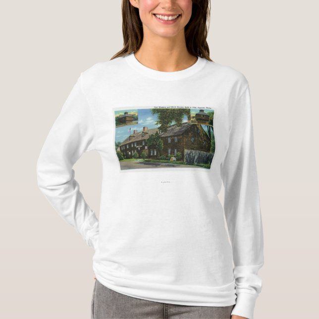 Exterior View of Ft. Western and Block Houses T-Shirt (Front)