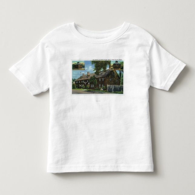 Exterior View of Ft. Western and Block Houses Toddler T-shirt (Front)