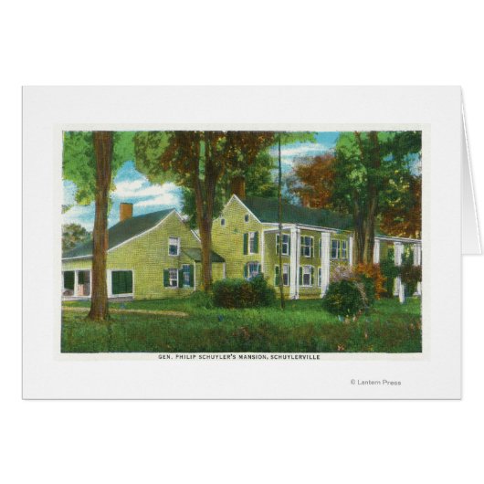 Exterior View of Gen Philip Schuyler's Mansion (Front Horizontal)