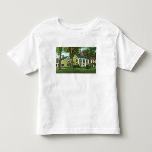 Exterior View of Gen Philip Schuyler's Mansion Toddler T-shirt (Front)