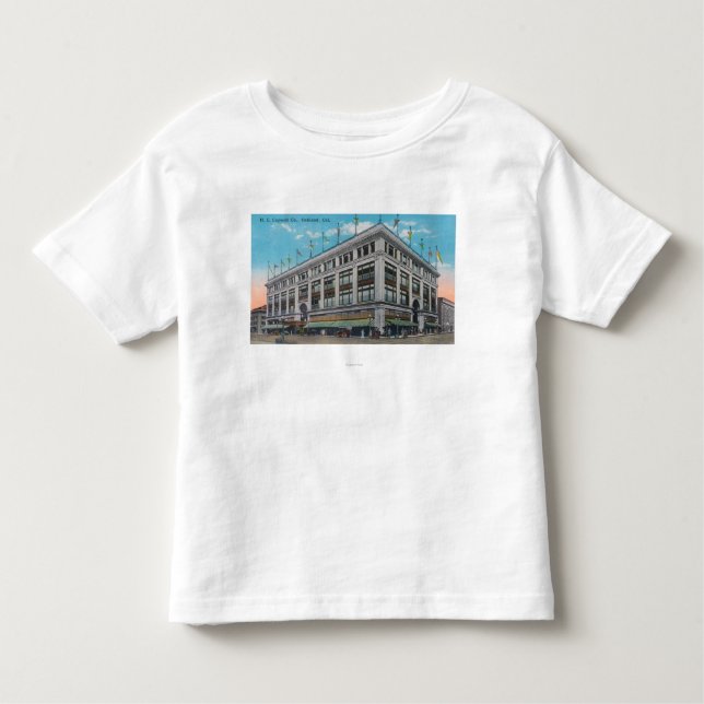 Exterior View of H. C. Capwell Co. Bldg Toddler T-shirt (Front)