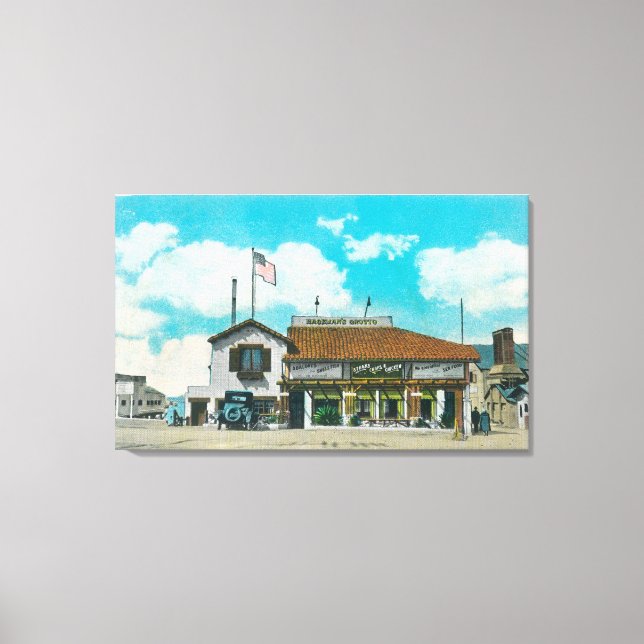 Exterior View of Hageman's Marine Grotto Canvas Print (Front)