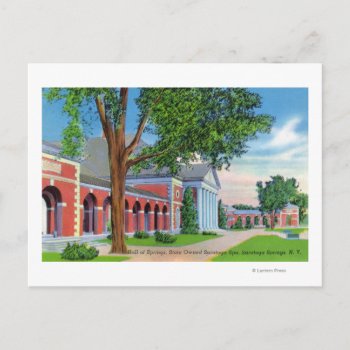 Exterior View Of Hall Of Springs And Grounds Postcard by LanternPress at Zazzle