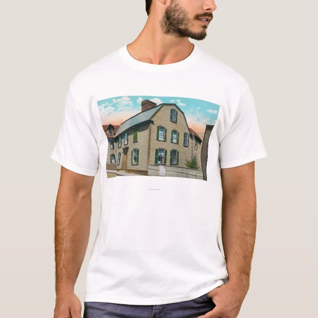 Exterior View of Hawthorne's Birthplace T-Shirt (Front)