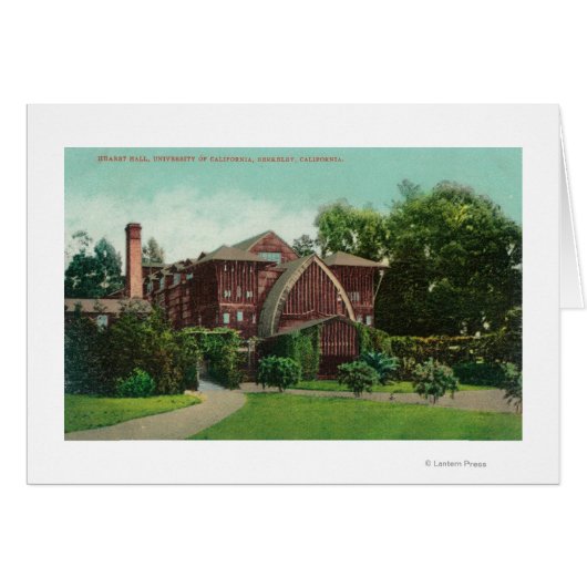 Exterior View of Hearst Hall, U of CA Cards (Front Horizontal)