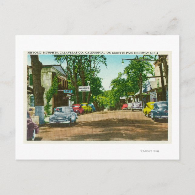 Exterior View of Historic Murphy's Hotel Postcard (Front)