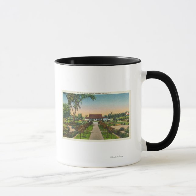 Exterior View of Hoopes Gardens Club House Mug (Right)