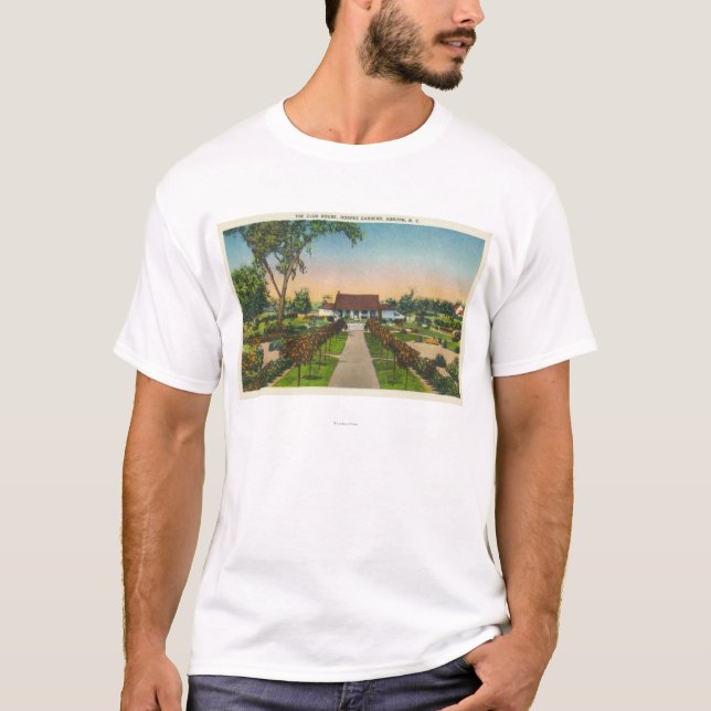 Exterior View of Hoopes Gardens Club House T-Shirt (Front)