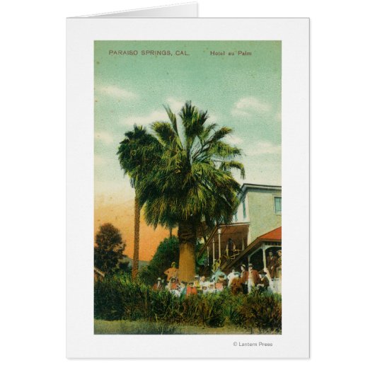 Exterior View of Hotel au Palm Cards (Front)
