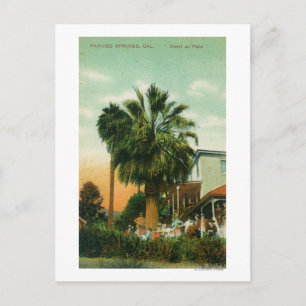 Exterior View of Hotel au Palm Postcard