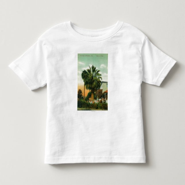 Exterior View of Hotel au Palm Toddler T-shirt (Front)