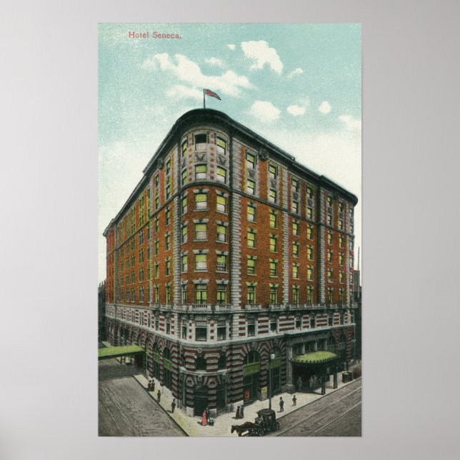 Exterior View of Hotel Seneca Poster (Front)