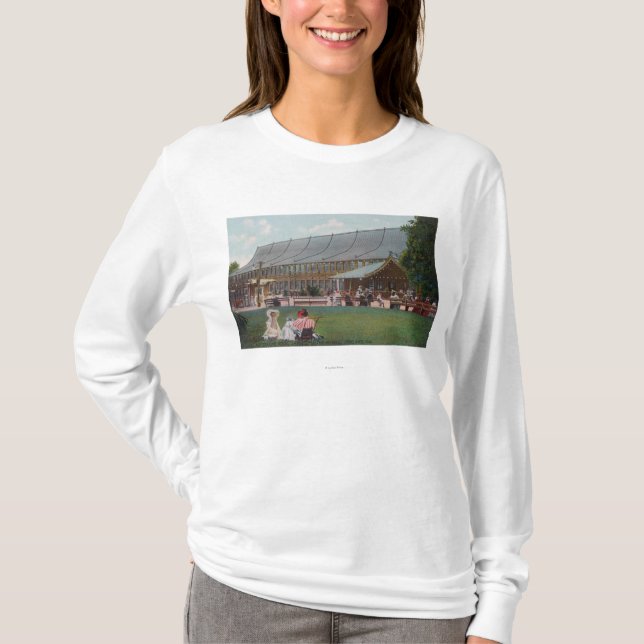 Exterior View of Idora Park Skating Rink T-Shirt (Front)