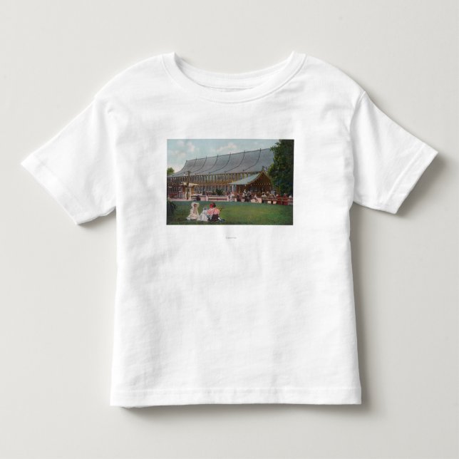 Exterior View of Idora Park Skating Rink Toddler T-shirt (Front)