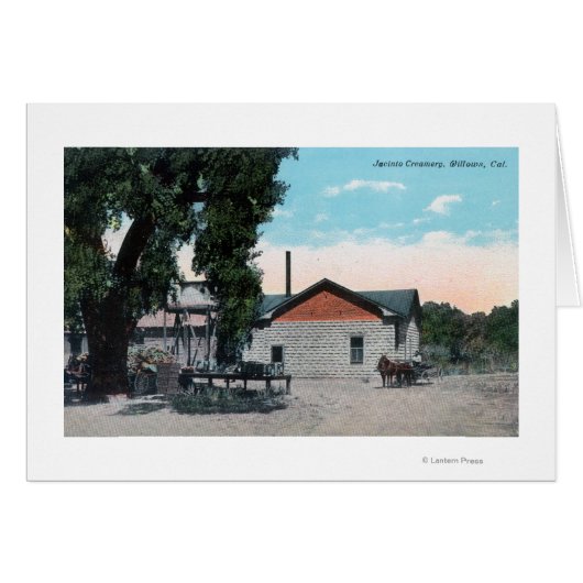 Exterior View of Jacinto CreameryWillows, CA Cards (Front Horizontal)