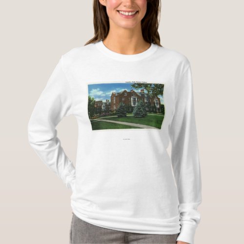 Exterior View of Josselyn Hall Vassar College T_Shirt