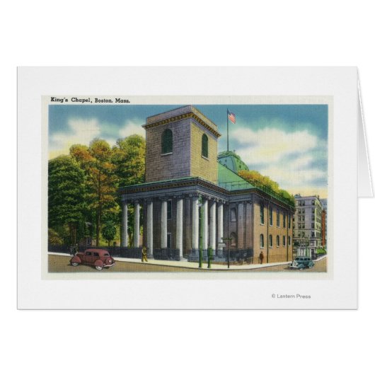 Exterior View of King's Chapel # 2 Cards (Front Horizontal)