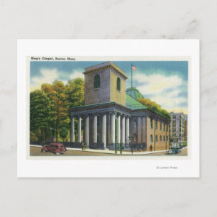 Exterior View of King's Chapel # 2 Postcard