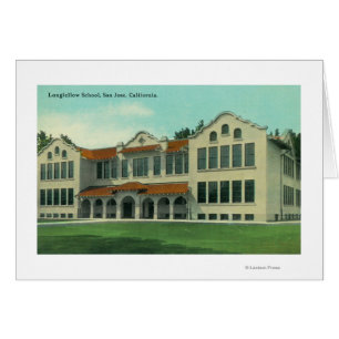 Exterior View of Longfellow School Cards